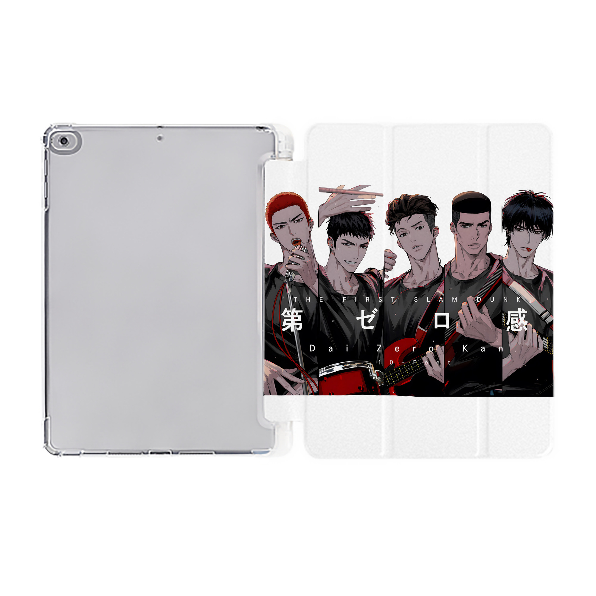 （画像用） SLAM DUNK／スラムダンク IPad ケース ペン収納付き 三つ折りスタンド PUレザー×シリコン 対応機種9.5/10.5/10.9インチ